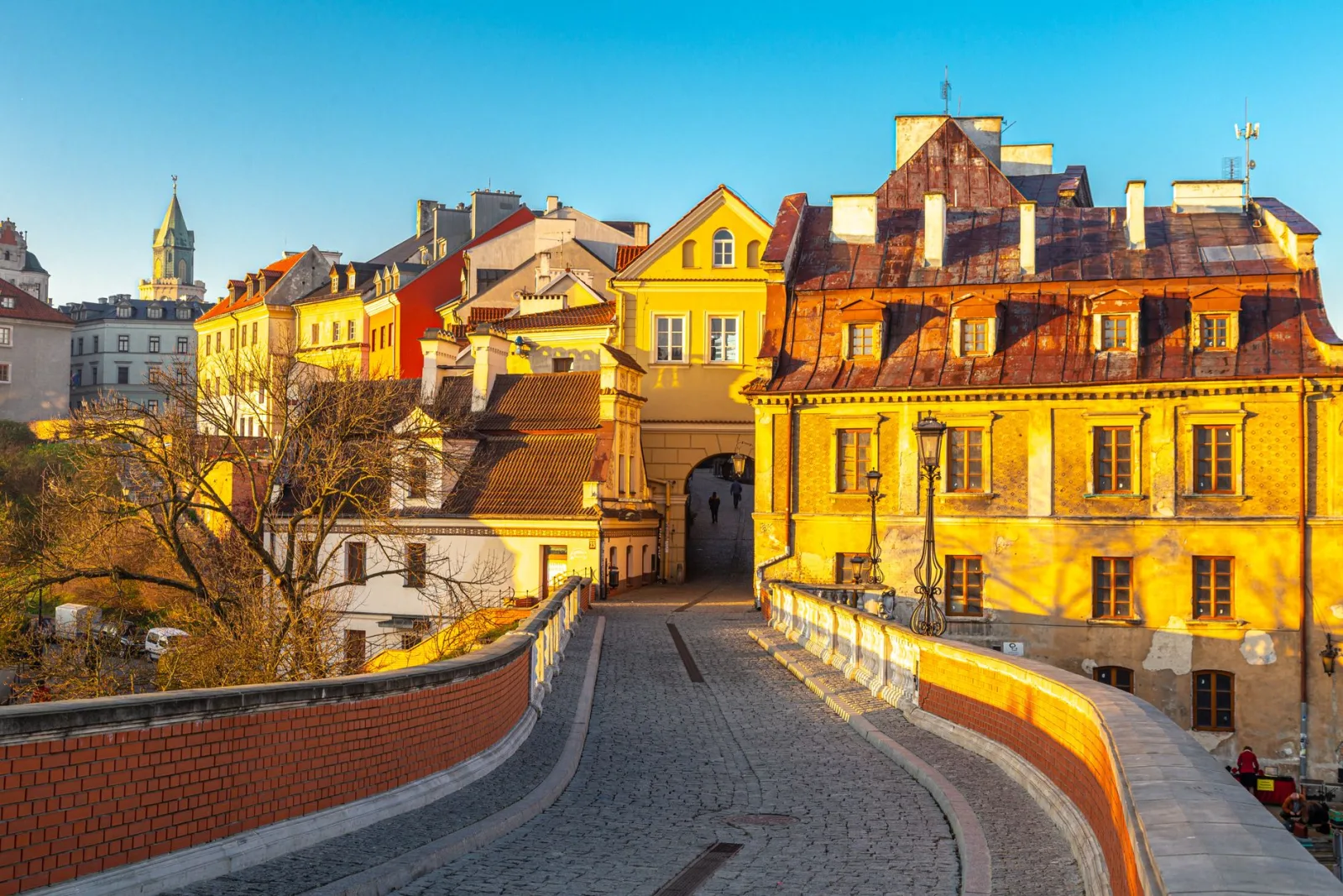 Lublin cityscape, illustrating a guide to dog-friendly walks