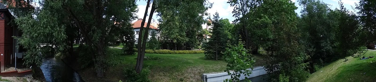 Olsztyn cityscape, illustrating a guide to dog-friendly walks