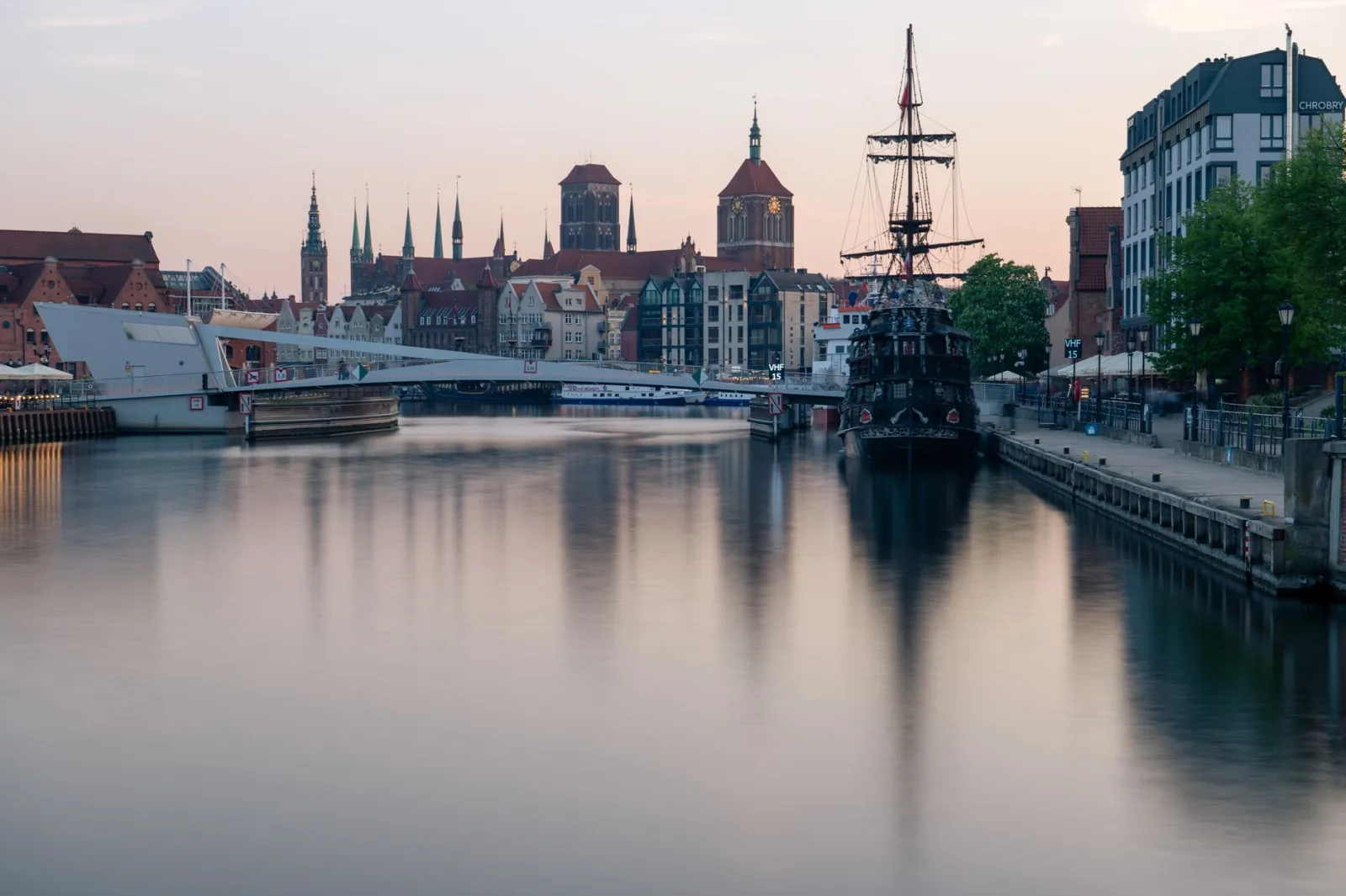 Gdańsk cityscape, illustrating a guide to dog-friendly walks